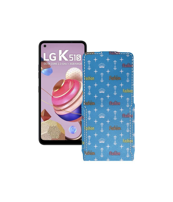 Чохол-флип з екошкіри для телефону LG K51s