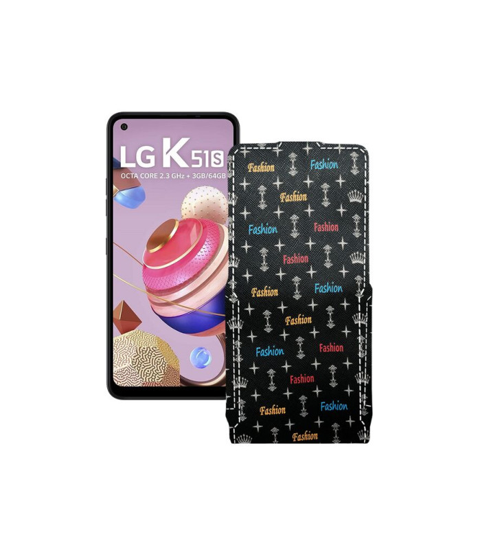 Чохол-флип з екошкіри для телефону LG K51s