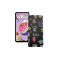 Чохол-флип з екошкіри для телефону LG K51s