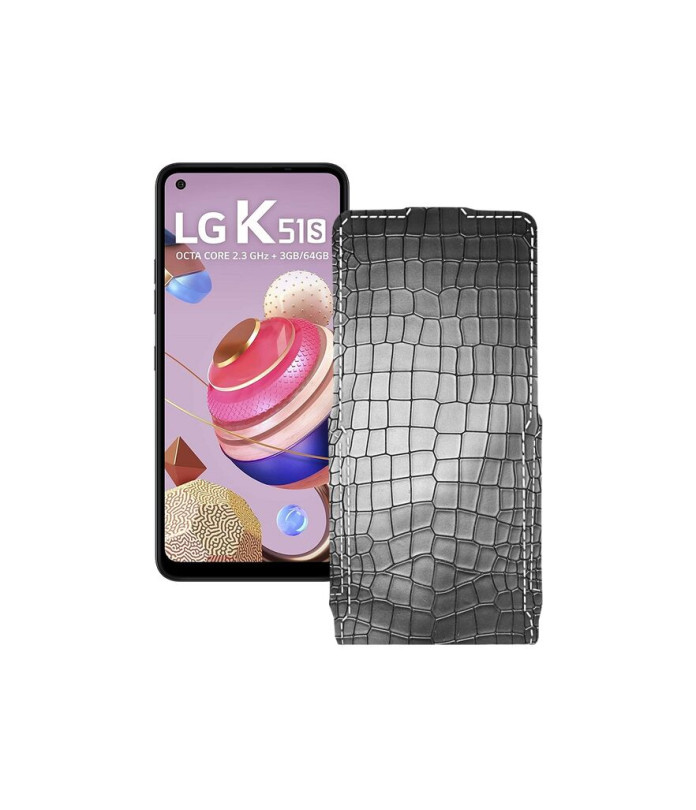 Чохол-флип з екошкіри для телефону LG K51s