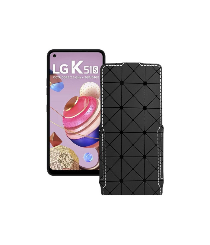 Чохол-флип з екошкіри для телефону LG K51s