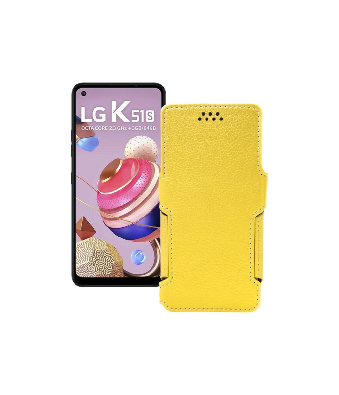 Чохол-книжка з екошкіри для телефону LG K51s