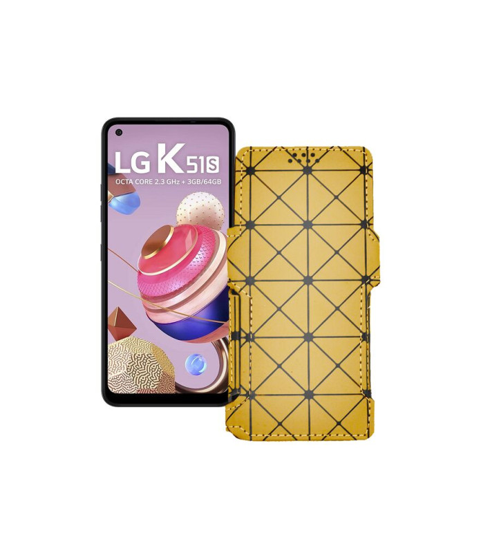 Чохол-книжка з екошкіри для телефону LG K51s