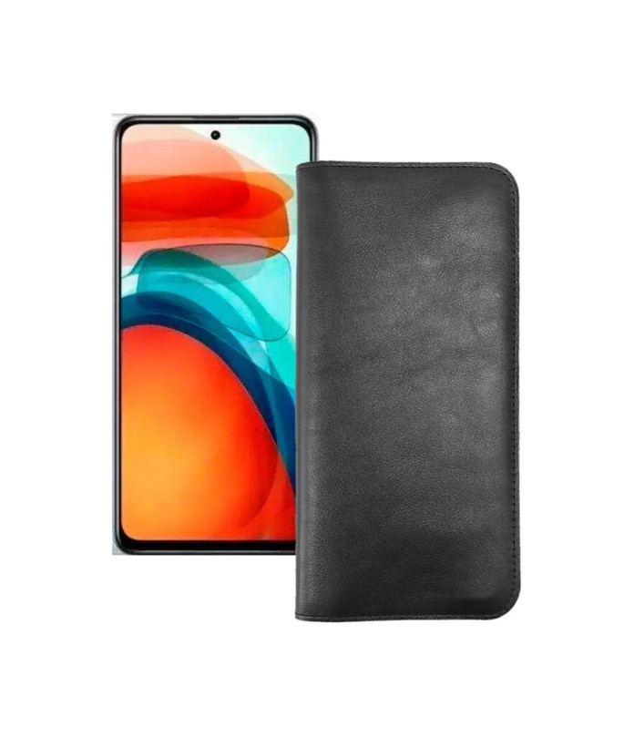 Портмоне з шкіри для телефону Xiaomi Redmi Note 10 pro (китайская версия)