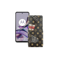 Чохол-флип з екошкіри для телефону Motorola Moto G13