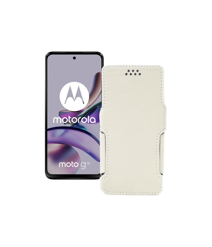 Чохол-книжка з екошкіри для телефону Motorola Moto G13