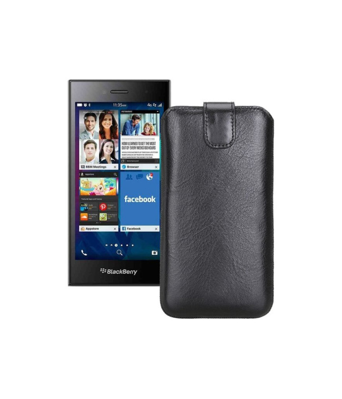 Витяжка з екошкіри для телефону BlackBerry Z20 Leap