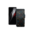 Чохол-книжка з екошкіри для телефону ZTE Nubia Red Magic 6 Pro