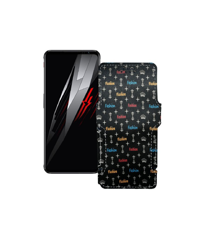 Чохол-книжка з екошкіри для телефону ZTE Nubia Red Magic 6 Pro