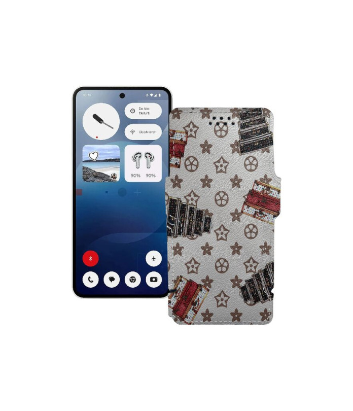 Чохол-книжка з екошкіри для телефону Nothing Phone (3a) 5G