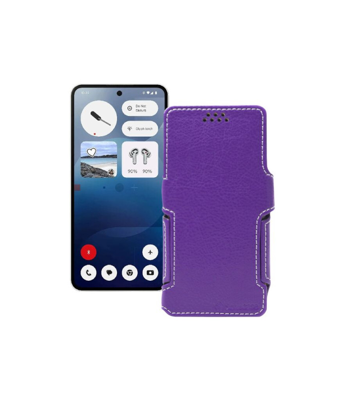 Чохол-книжка з екошкіри для телефону Nothing Phone (3a) 5G