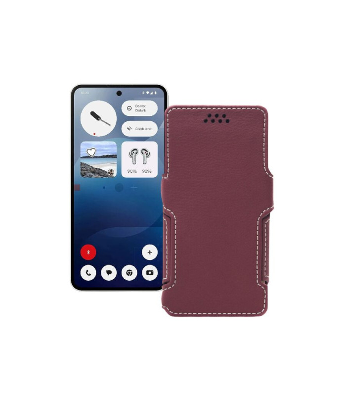 Чохол-книжка з екошкіри для телефону Nothing Phone (3a) 5G