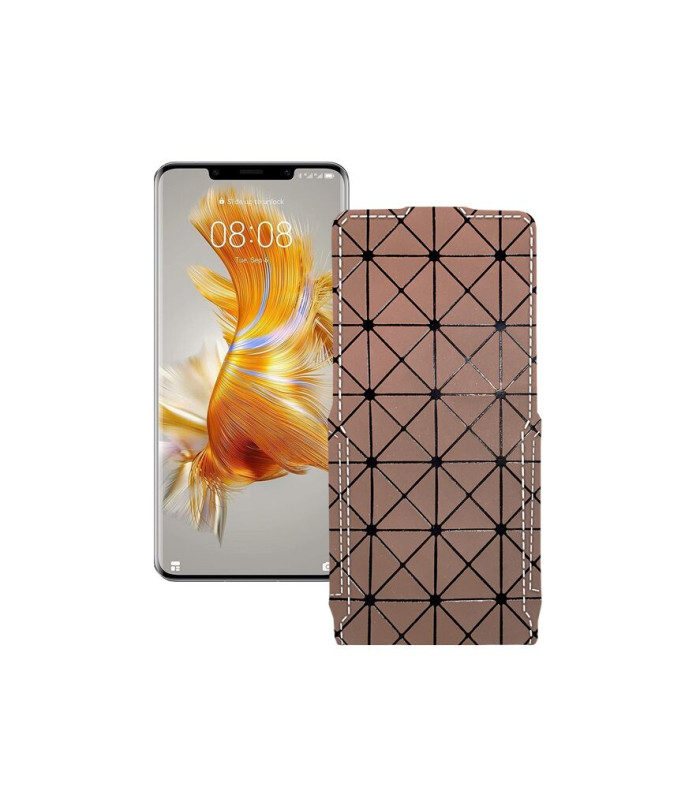 Чохол-флип з екошкіри для телефону Huawei Mate 50 pro