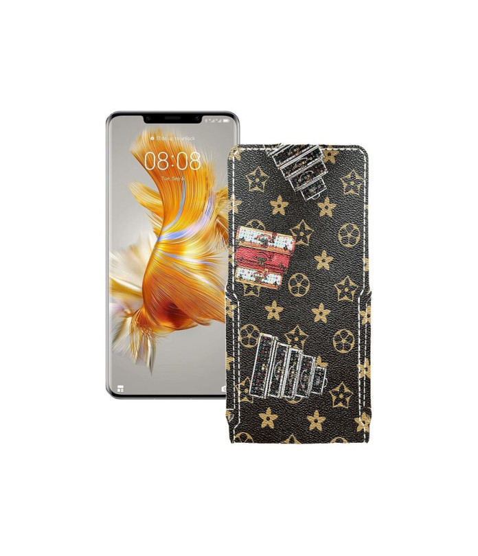 Чохол-флип з екошкіри для телефону Huawei Mate 50 pro