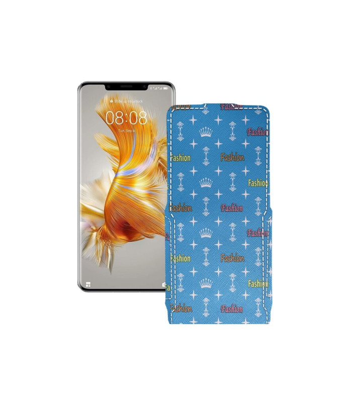 Чохол-флип з екошкіри для телефону Huawei Mate 50 pro