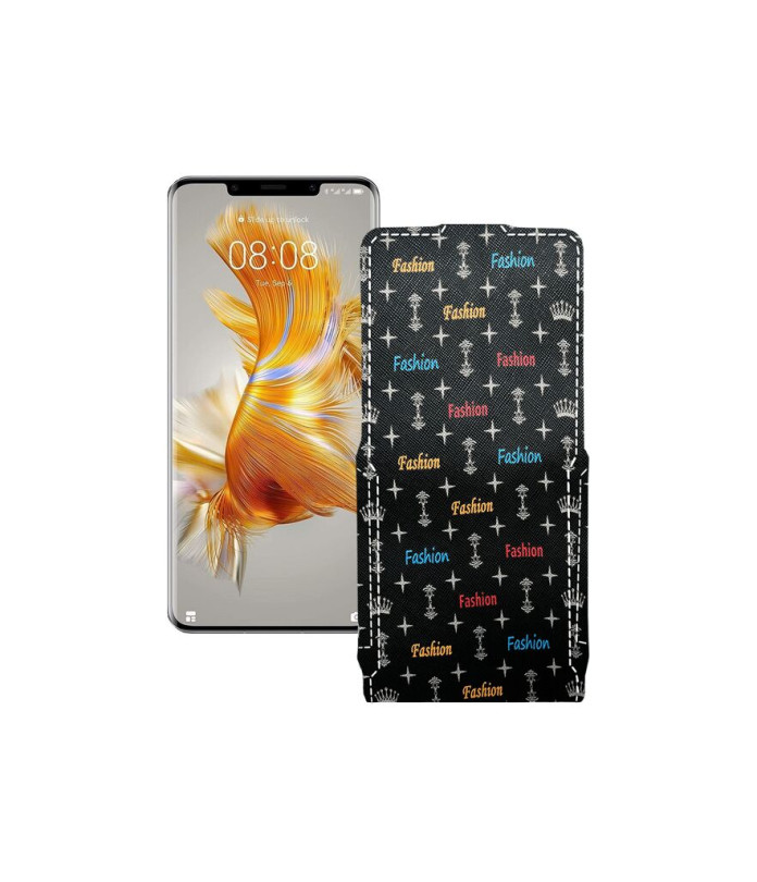 Чохол-флип з екошкіри для телефону Huawei Mate 50 pro