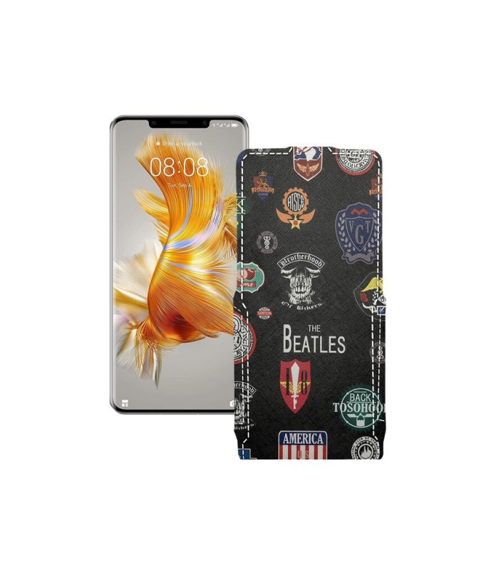 Чохол-флип з екошкіри для телефону Huawei Mate 50 pro