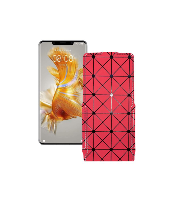 Чохол-флип з екошкіри для телефону Huawei Mate 50 pro