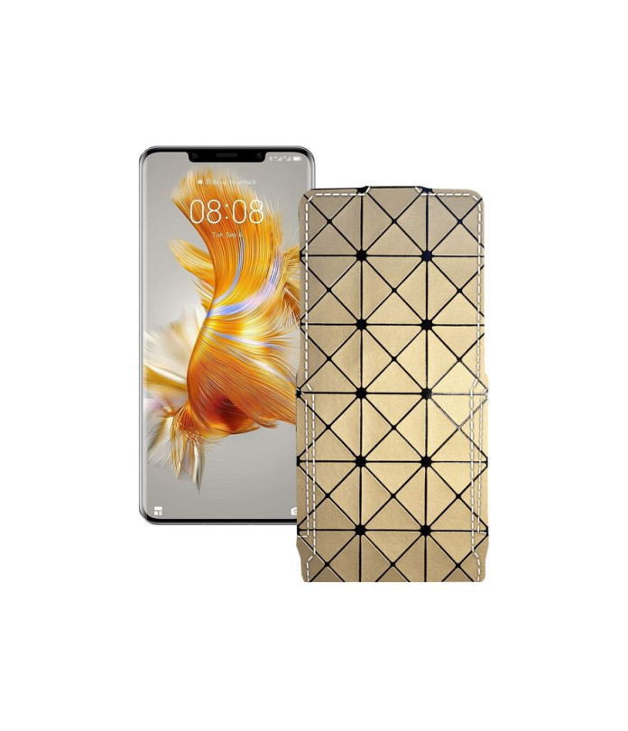 Чохол-флип з екошкіри для телефону Huawei Mate 50 pro