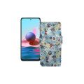 Чохол-книжка з екошкіри для телефону Xiaomi Redmi Note 10 2021