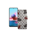 Чохол-книжка з екошкіри для телефону Xiaomi Redmi Note 10 2021