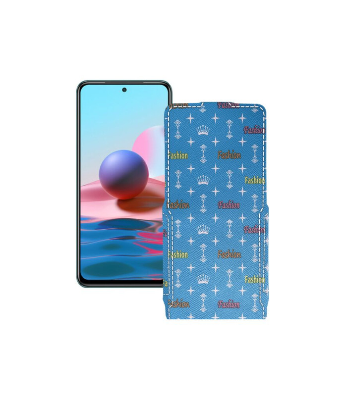 Чохол-флип з екошкіри для телефону Xiaomi Redmi Note 10 2021