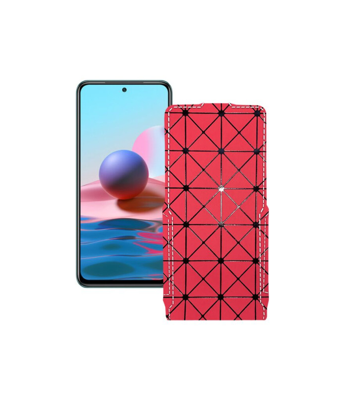 Чохол-флип з екошкіри для телефону Xiaomi Redmi Note 10 2021