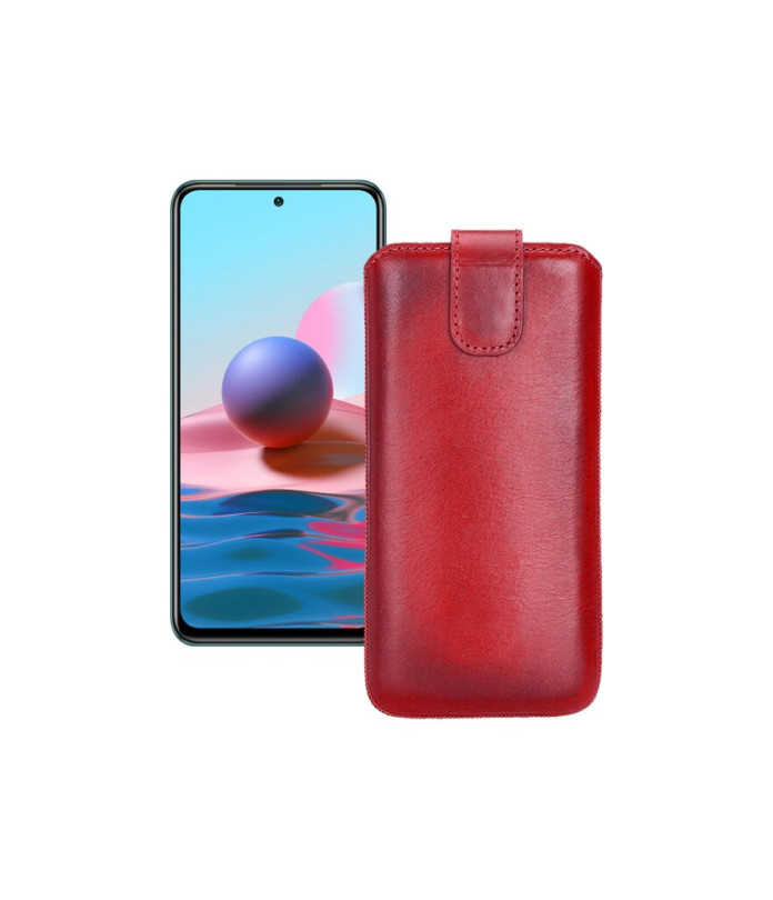 Витяжка з екошкіри для телефону Xiaomi Redmi Note 10 2021