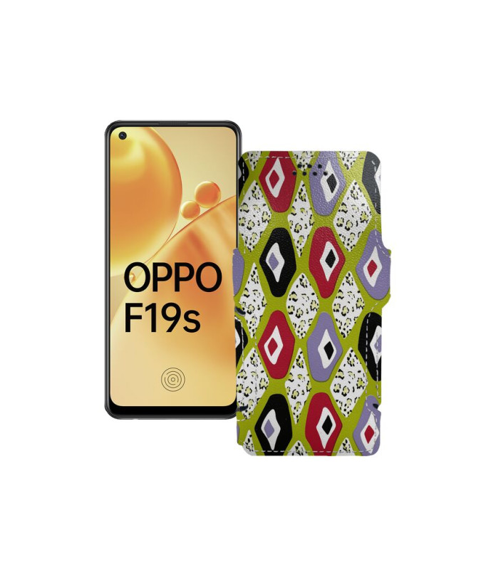 Чохол-книжка з екошкіри для телефону OPPO F19s