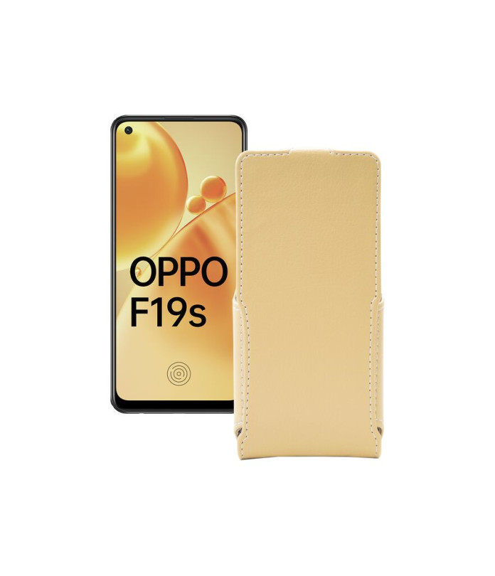 Чохол-флип з екошкіри для телефону OPPO F19s