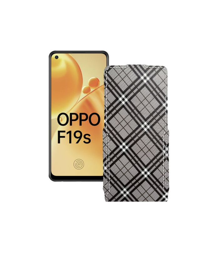 Чохол-флип з екошкіри для телефону OPPO F19s