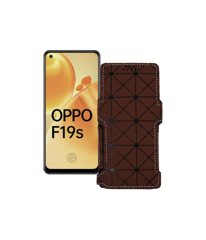 Чохол-книжка з екошкіри для телефону OPPO F19s