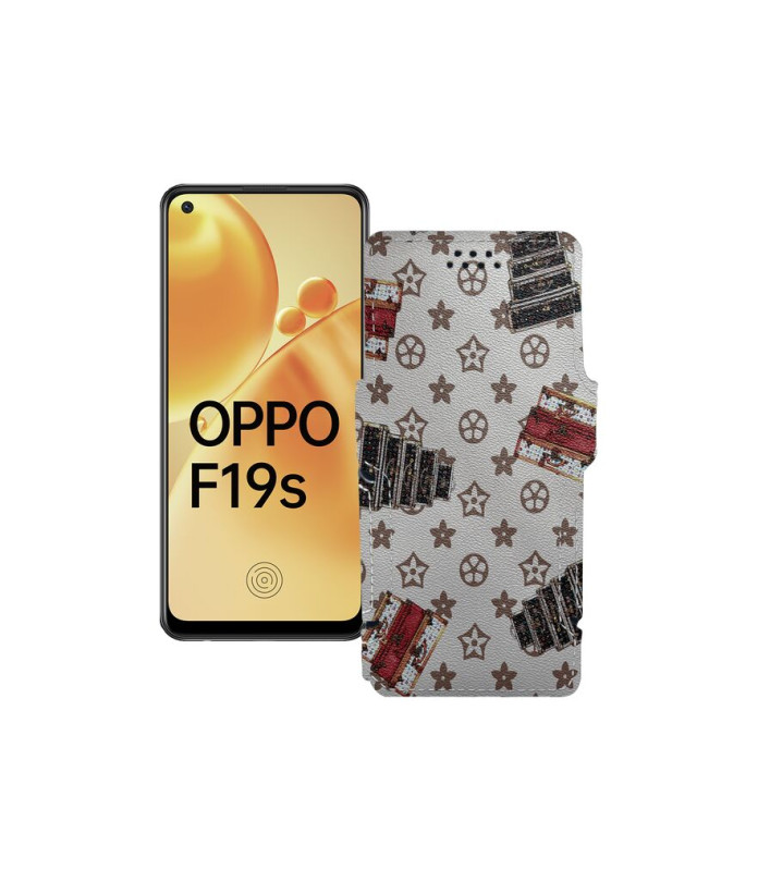 Чохол-книжка з екошкіри для телефону OPPO F19s