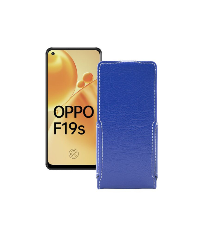 Чохол-флип з екошкіри для телефону OPPO F19s