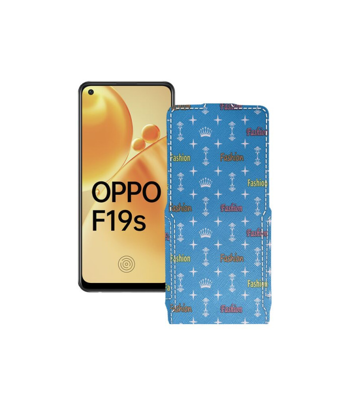 Чохол-флип з екошкіри для телефону OPPO F19s