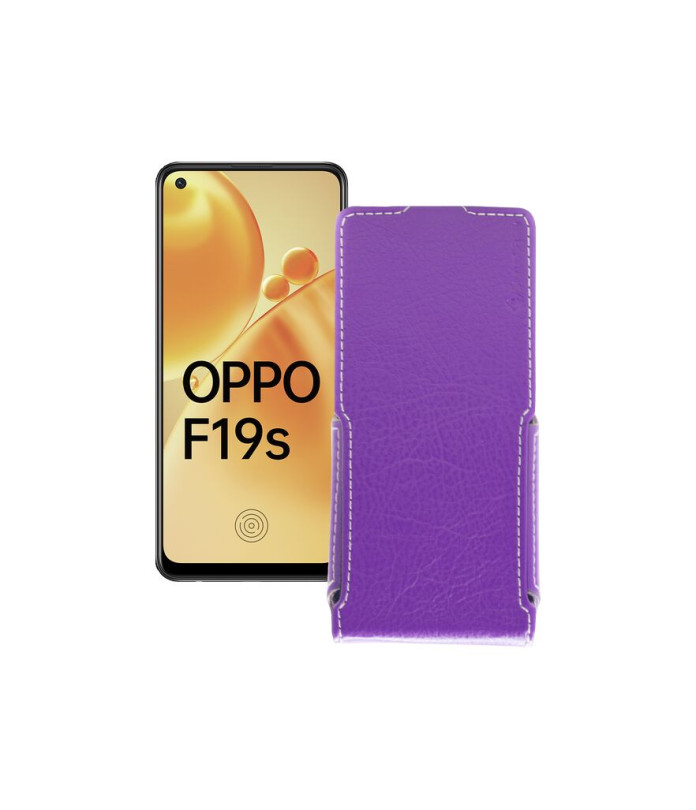 Чохол-флип з екошкіри для телефону OPPO F19s