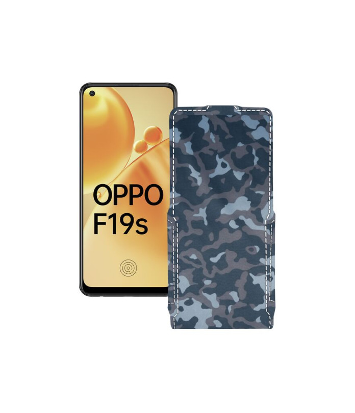 Чохол-флип з екошкіри для телефону OPPO F19s