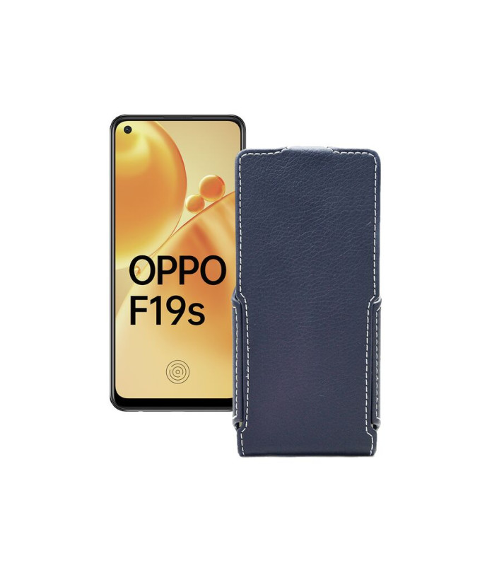 Чохол-флип з екошкіри для телефону OPPO F19s