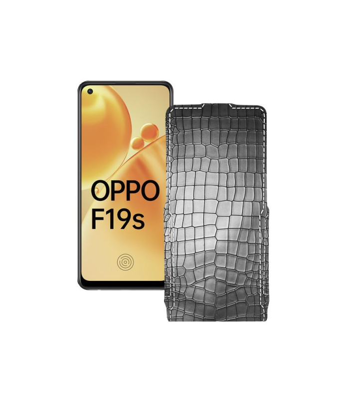 Чохол-флип з екошкіри для телефону OPPO F19s