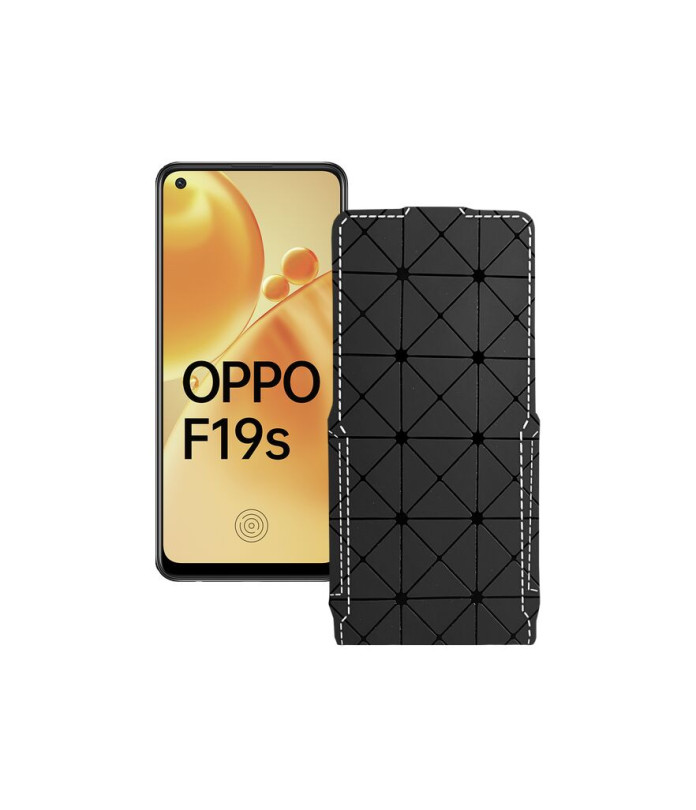 Чохол-флип з екошкіри для телефону OPPO F19s