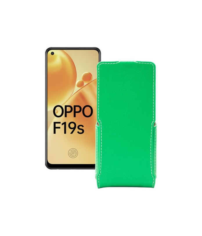 Чохол-флип з екошкіри для телефону OPPO F19s