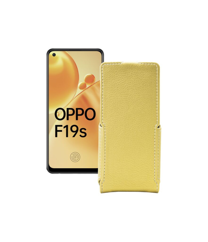 Чохол-флип з екошкіри для телефону OPPO F19s