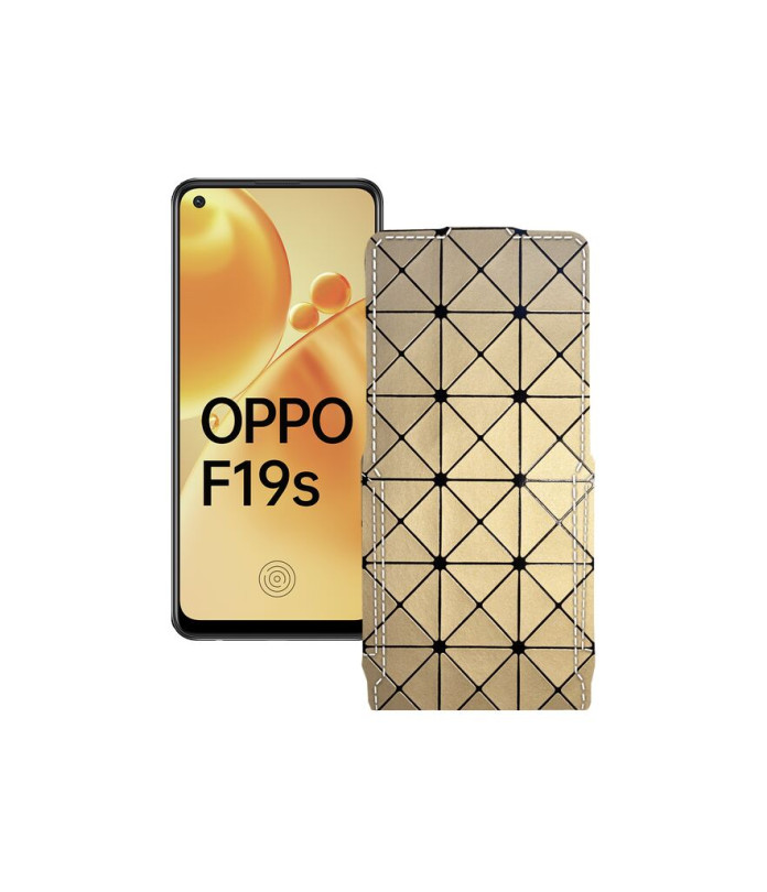 Чохол-флип з екошкіри для телефону OPPO F19s