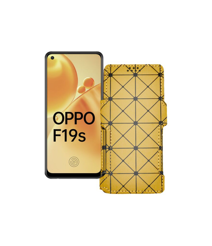 Чохол-книжка з екошкіри для телефону OPPO F19s