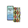 Чохол-книжка з екошкіри для телефону Xiaomi Redmi 13x