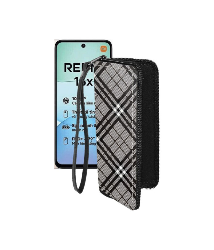 Чохол-гаманець з екошкіри для телефону Xiaomi Redmi 13x