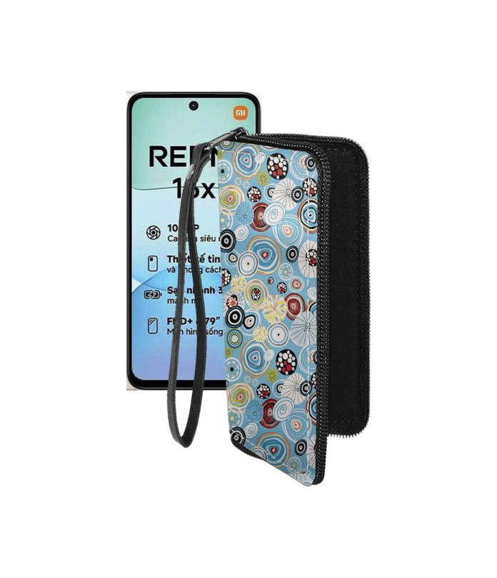 Чохол-гаманець з екошкіри для телефону Xiaomi Redmi 13x