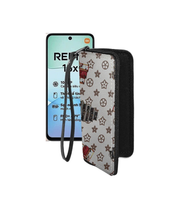 Чохол-гаманець з екошкіри для телефону Xiaomi Redmi 13x