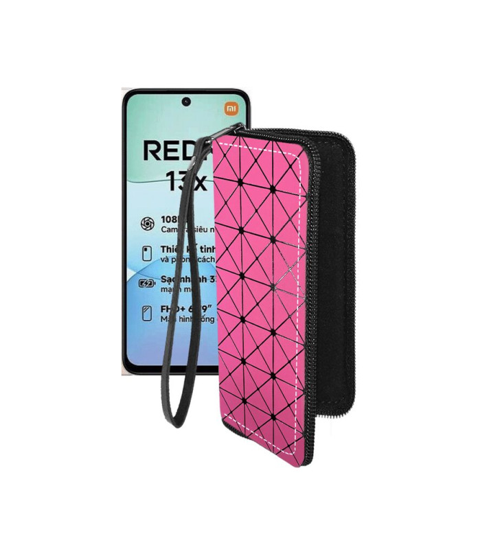 Чохол-гаманець з екошкіри для телефону Xiaomi Redmi 13x