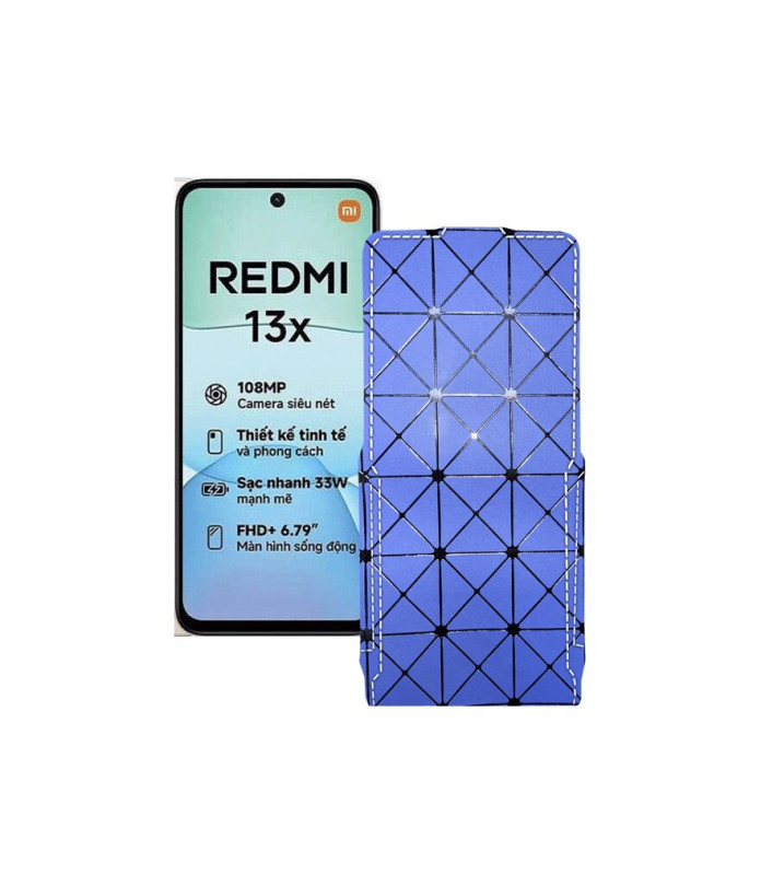 Чохол-флип з екошкіри для телефону Xiaomi Redmi 13x